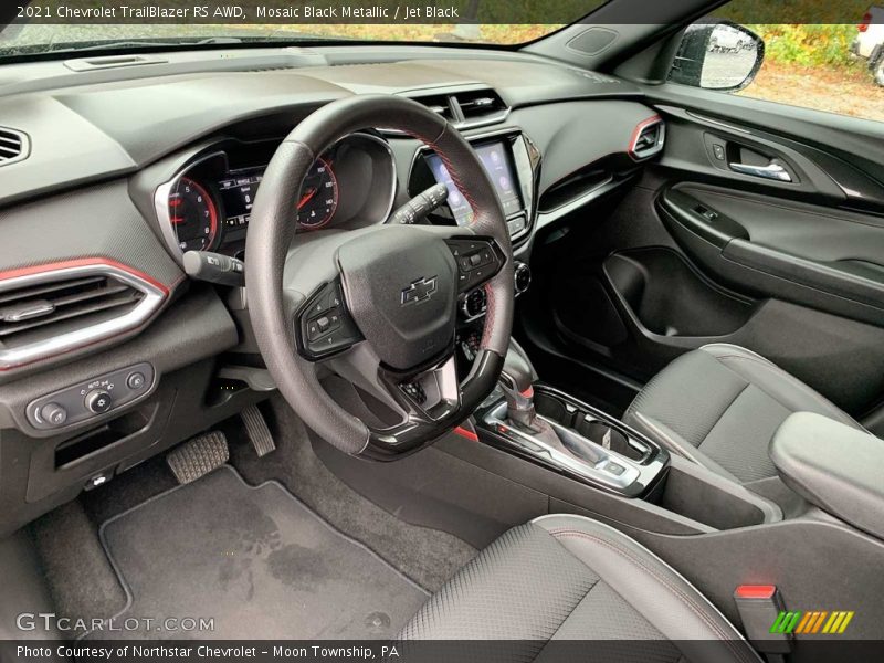  2021 TrailBlazer RS AWD Jet Black Interior