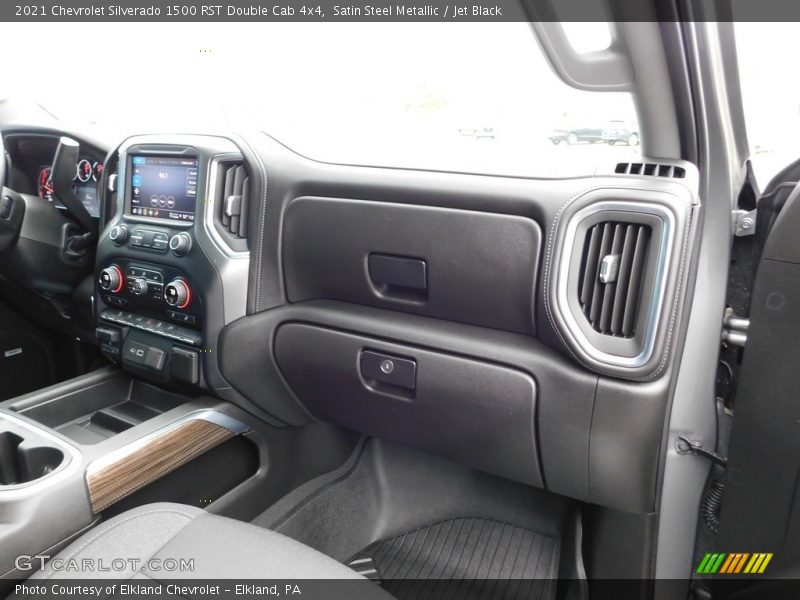 Satin Steel Metallic / Jet Black 2021 Chevrolet Silverado 1500 RST Double Cab 4x4