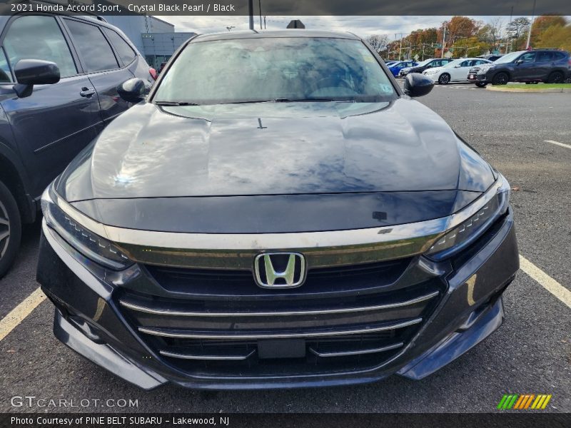 Crystal Black Pearl / Black 2021 Honda Accord Sport