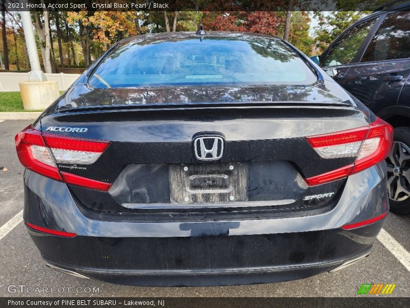 Crystal Black Pearl / Black 2021 Honda Accord Sport