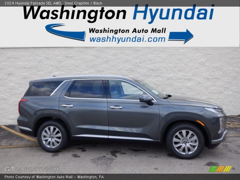 Steel Graphite / Black 2024 Hyundai Palisade SEL AWD