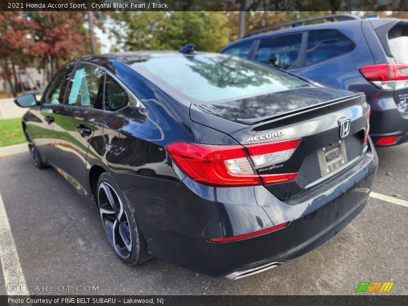 Crystal Black Pearl / Black 2021 Honda Accord Sport
