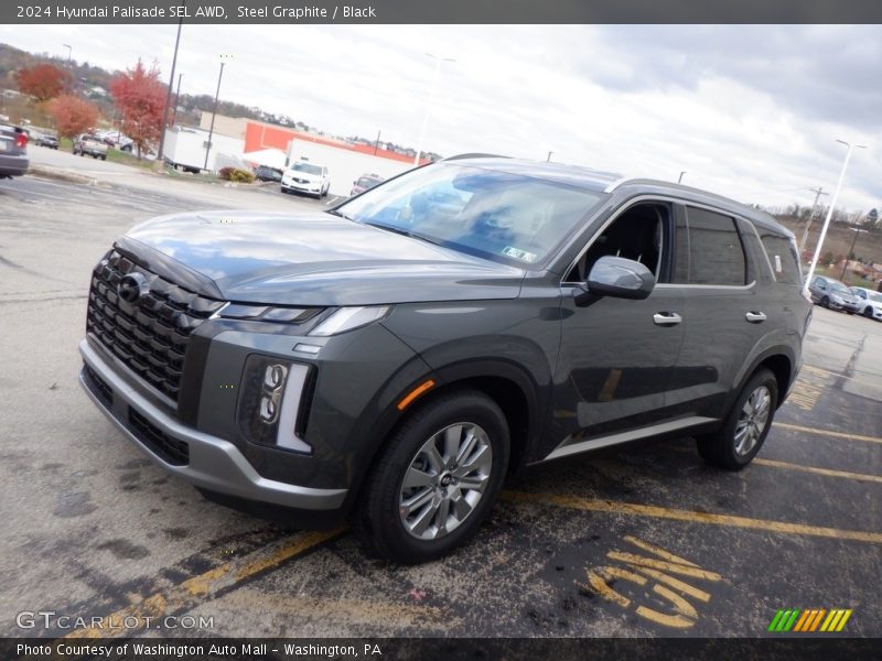 Steel Graphite / Black 2024 Hyundai Palisade SEL AWD