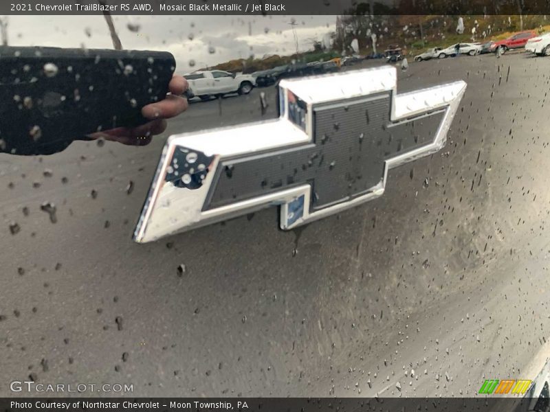 Mosaic Black Metallic / Jet Black 2021 Chevrolet TrailBlazer RS AWD