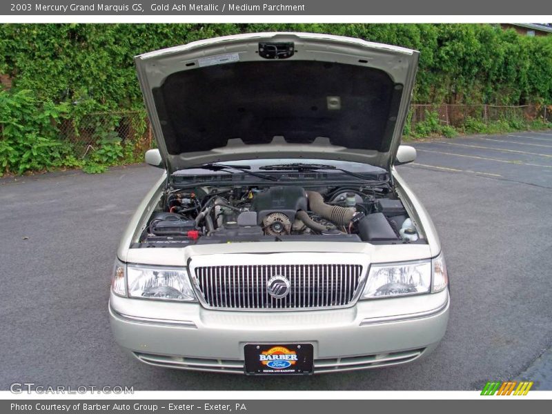Gold Ash Metallic / Medium Parchment 2003 Mercury Grand Marquis GS