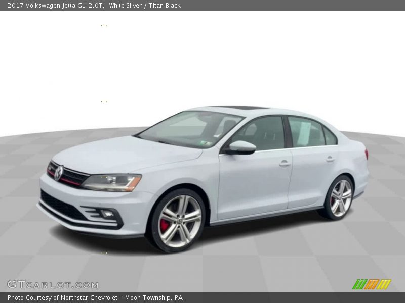 White Silver / Titan Black 2017 Volkswagen Jetta GLI 2.0T