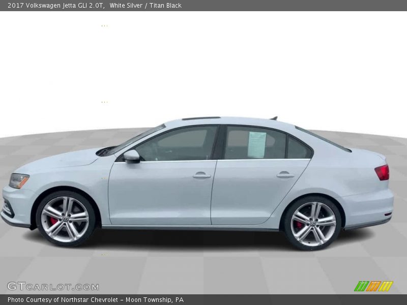 White Silver / Titan Black 2017 Volkswagen Jetta GLI 2.0T