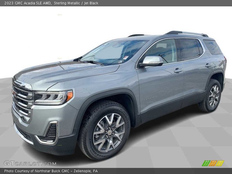 Sterling Metallic / Jet Black 2023 GMC Acadia SLE AWD