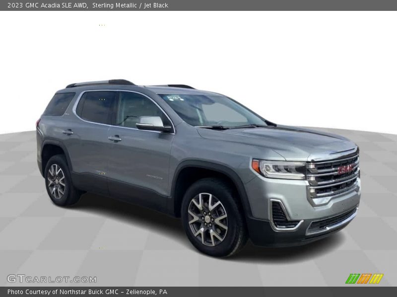Sterling Metallic / Jet Black 2023 GMC Acadia SLE AWD