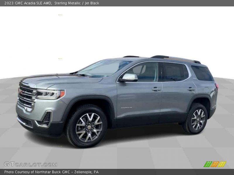 Sterling Metallic / Jet Black 2023 GMC Acadia SLE AWD