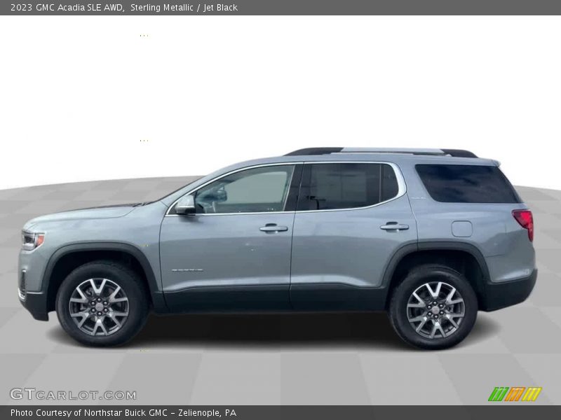 Sterling Metallic / Jet Black 2023 GMC Acadia SLE AWD