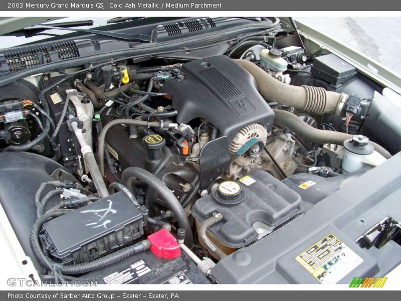 Gold Ash Metallic / Medium Parchment 2003 Mercury Grand Marquis GS