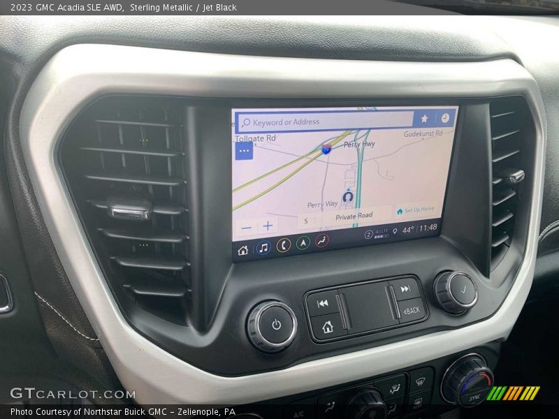 Sterling Metallic / Jet Black 2023 GMC Acadia SLE AWD
