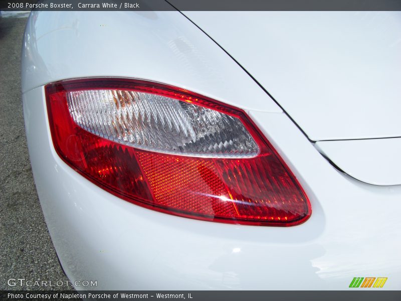 Carrara White / Black 2008 Porsche Boxster