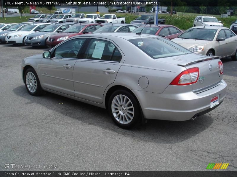 Silver Birch Metallic / Medium Light Stone/Dark Charcoal 2007 Mercury Milan V6 Premier
