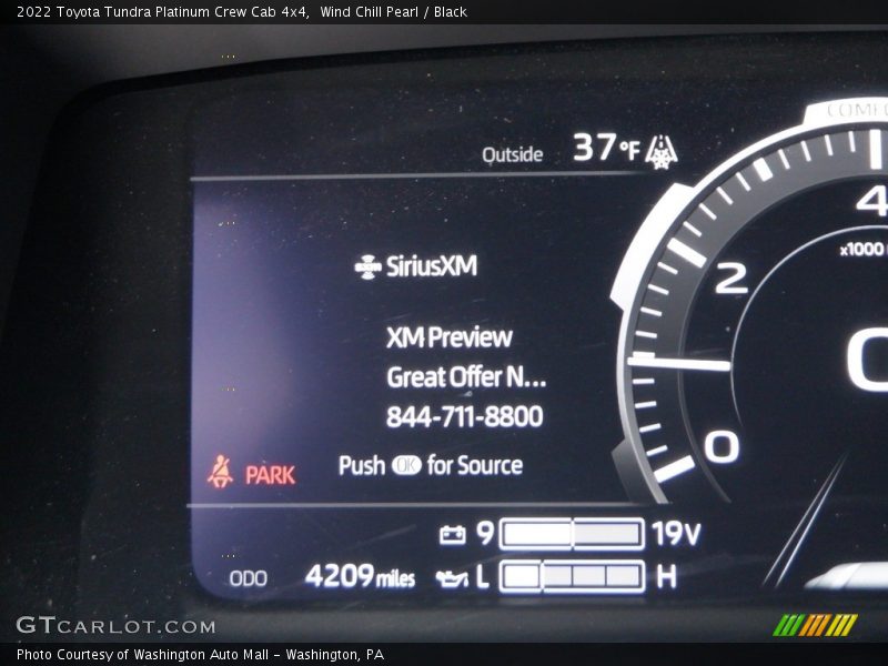 Wind Chill Pearl / Black 2022 Toyota Tundra Platinum Crew Cab 4x4