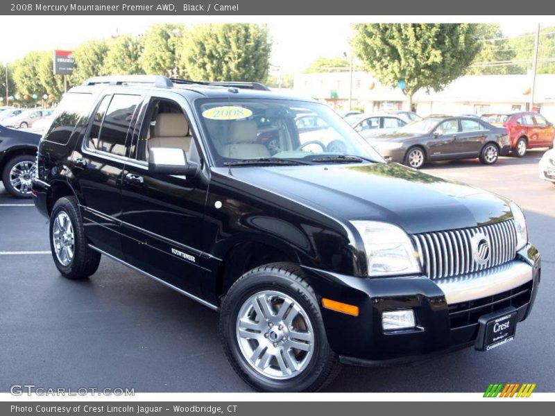 Black / Camel 2008 Mercury Mountaineer Premier AWD