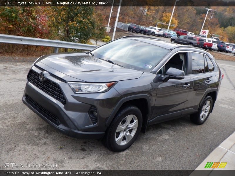 Magnetic Gray Metallic / Black 2021 Toyota RAV4 XLE AWD