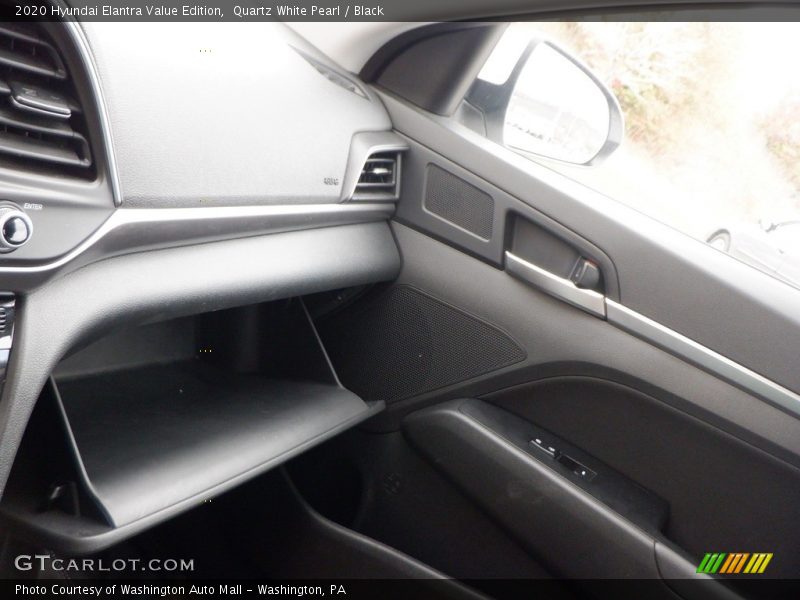 Quartz White Pearl / Black 2020 Hyundai Elantra Value Edition