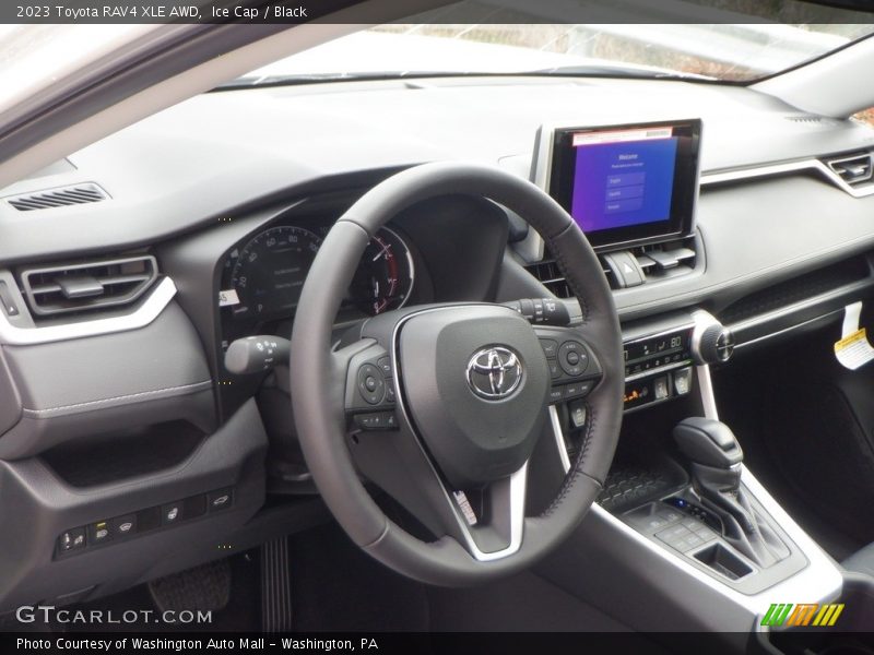 Ice Cap / Black 2023 Toyota RAV4 XLE AWD
