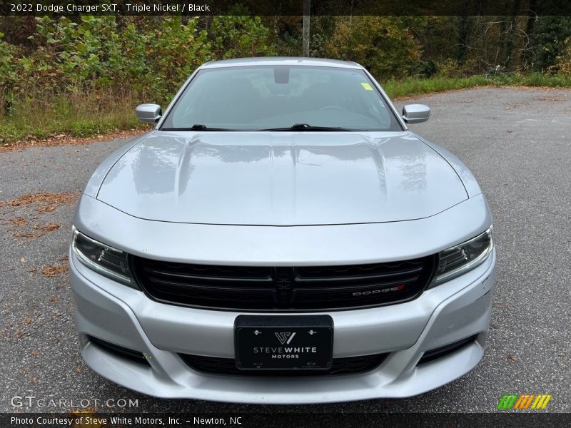 Triple Nickel / Black 2022 Dodge Charger SXT