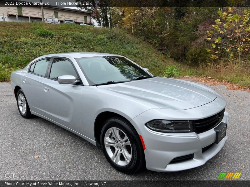 Front 3/4 View of 2022 Charger SXT