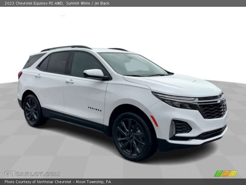 Summit White / Jet Black 2023 Chevrolet Equinox RS AWD