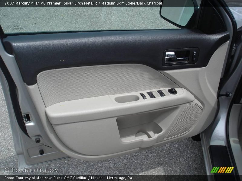 Silver Birch Metallic / Medium Light Stone/Dark Charcoal 2007 Mercury Milan V6 Premier