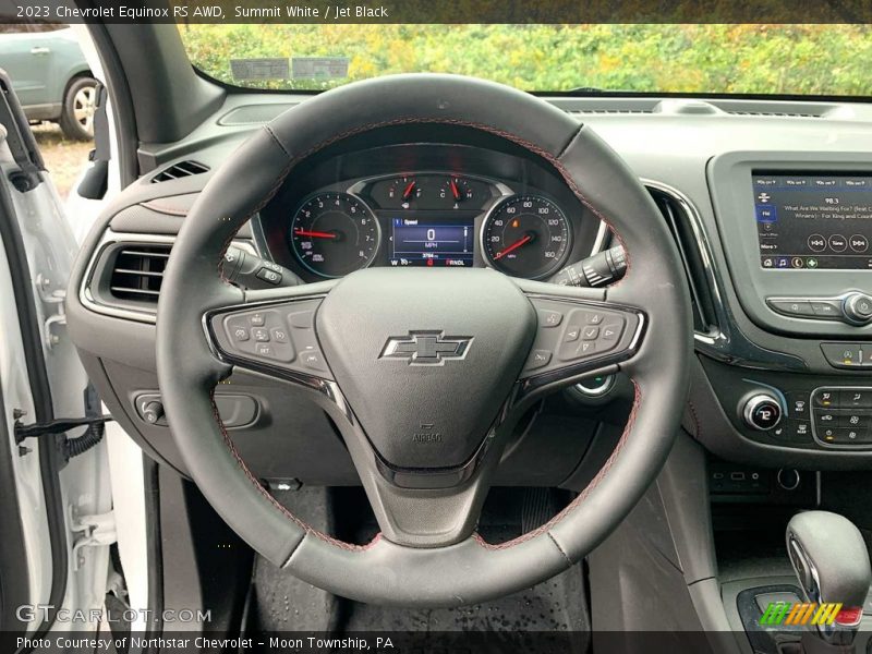 Dashboard of 2023 Equinox RS AWD
