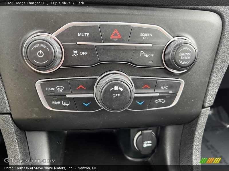 Controls of 2022 Charger SXT