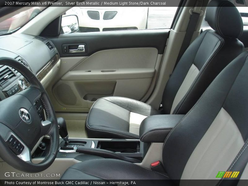 Silver Birch Metallic / Medium Light Stone/Dark Charcoal 2007 Mercury Milan V6 Premier