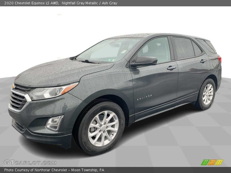 Nightfall Gray Metallic / Ash Gray 2020 Chevrolet Equinox LS AWD