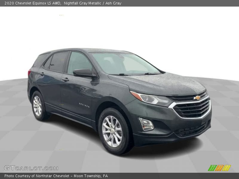 Nightfall Gray Metallic / Ash Gray 2020 Chevrolet Equinox LS AWD