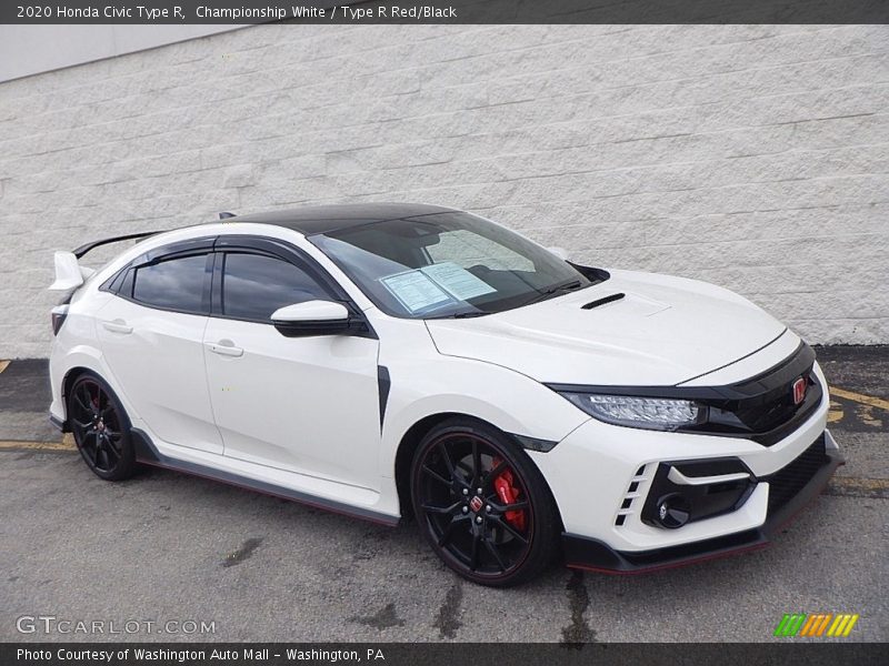 Front 3/4 View of 2020 Civic Type R