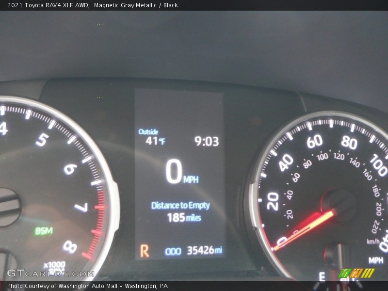 Magnetic Gray Metallic / Black 2021 Toyota RAV4 XLE AWD