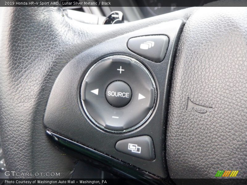 Lunar Silver Metallic / Black 2019 Honda HR-V Sport AWD