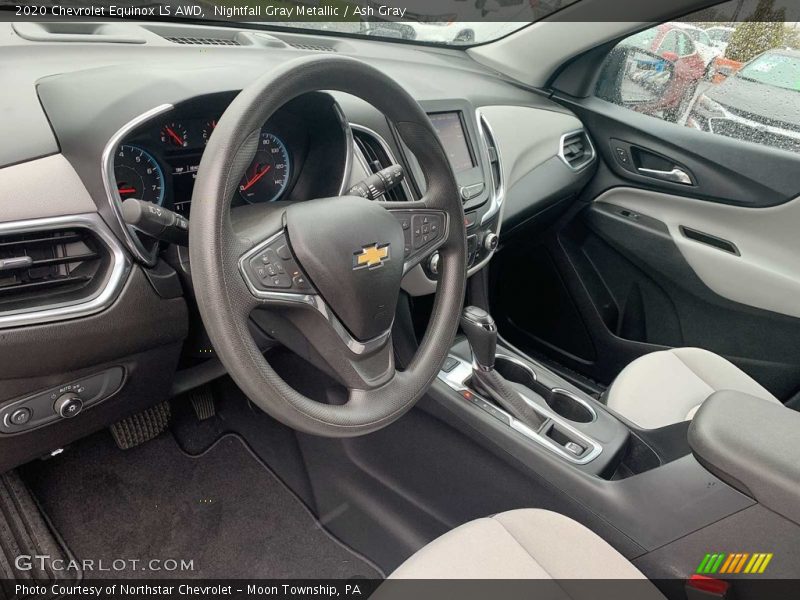 Nightfall Gray Metallic / Ash Gray 2020 Chevrolet Equinox LS AWD