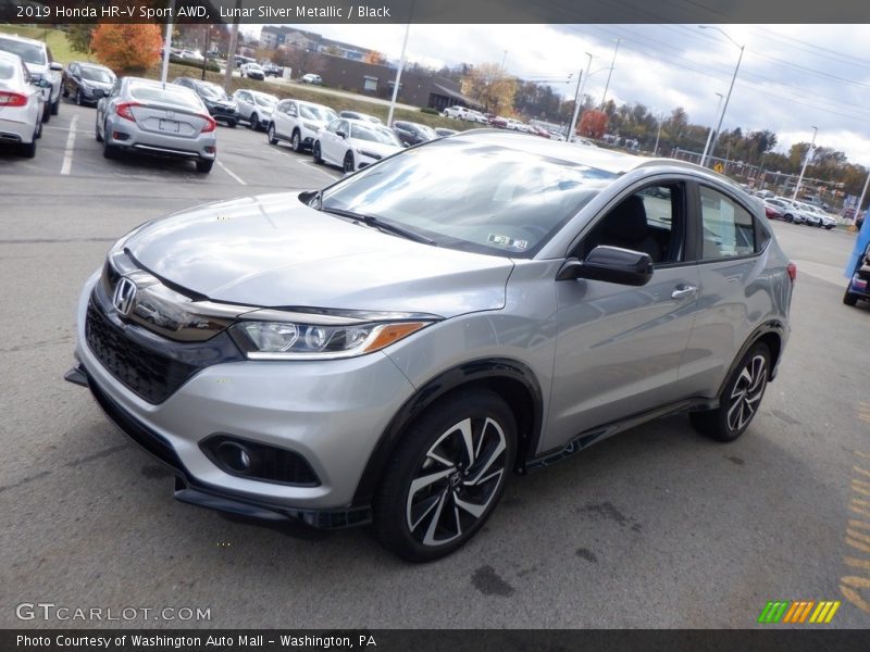 Lunar Silver Metallic / Black 2019 Honda HR-V Sport AWD