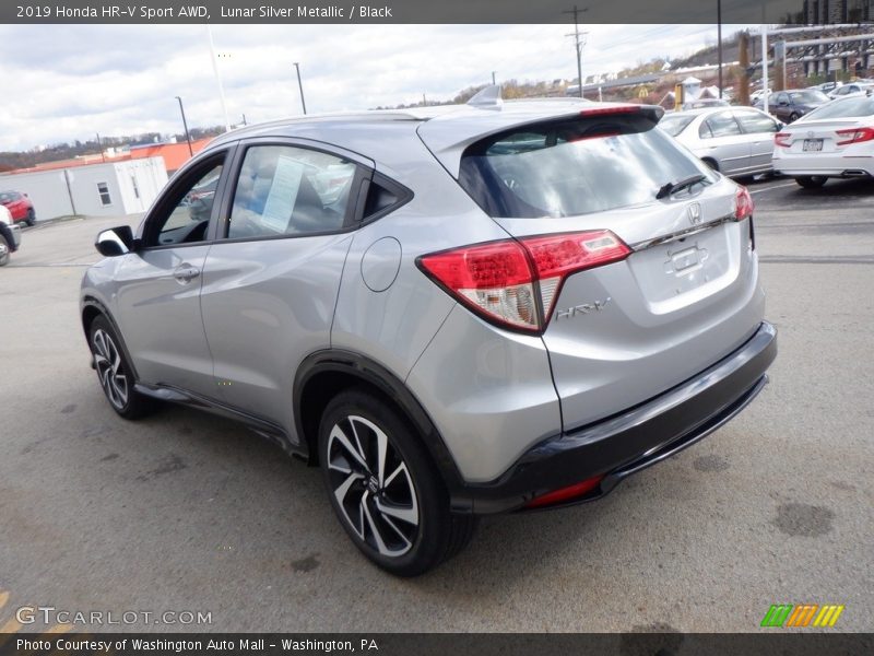 Lunar Silver Metallic / Black 2019 Honda HR-V Sport AWD