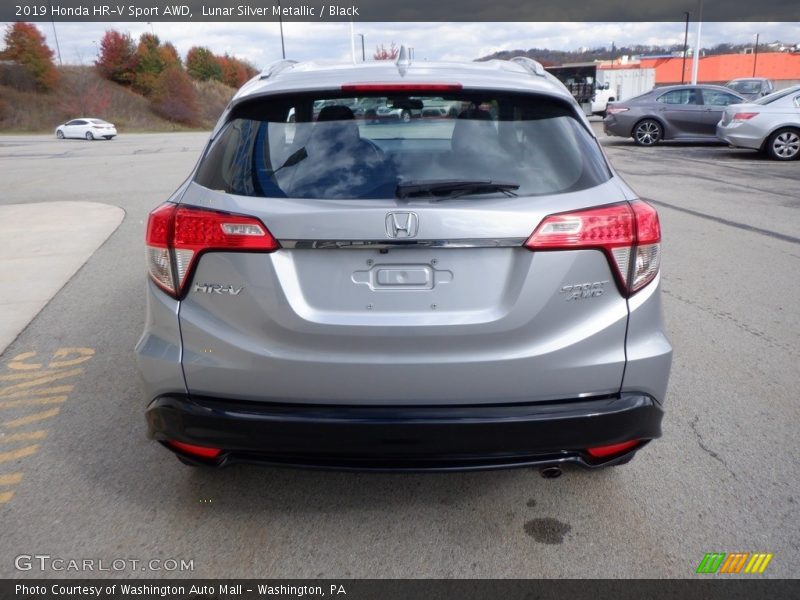 Lunar Silver Metallic / Black 2019 Honda HR-V Sport AWD