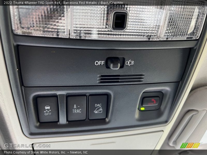 Controls of 2022 4Runner TRD Sport 4x4
