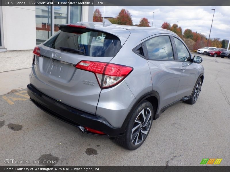 Lunar Silver Metallic / Black 2019 Honda HR-V Sport AWD