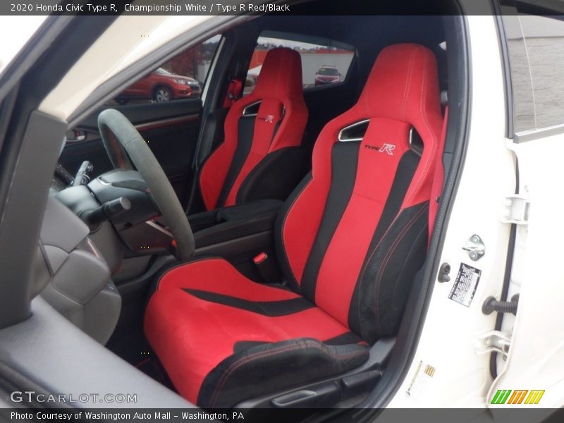 Front Seat of 2020 Civic Type R