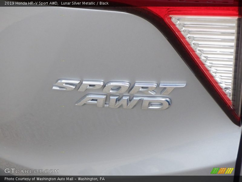 Lunar Silver Metallic / Black 2019 Honda HR-V Sport AWD