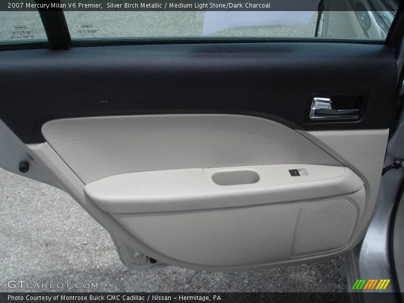 Silver Birch Metallic / Medium Light Stone/Dark Charcoal 2007 Mercury Milan V6 Premier