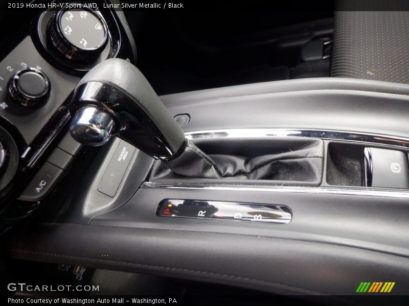 Lunar Silver Metallic / Black 2019 Honda HR-V Sport AWD