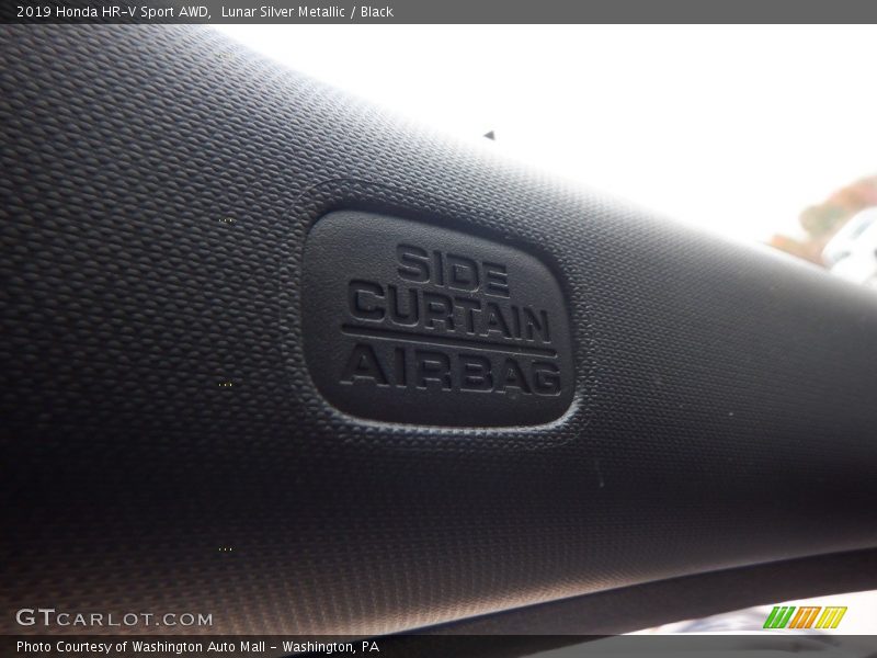 Lunar Silver Metallic / Black 2019 Honda HR-V Sport AWD