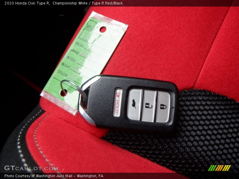 Keys of 2020 Civic Type R