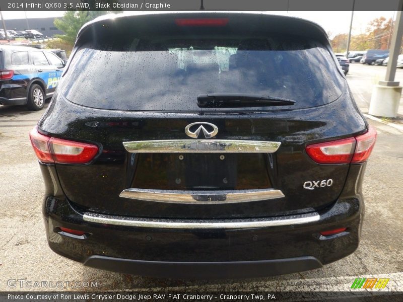 Black Obsidian / Graphite 2014 Infiniti QX60 3.5 AWD