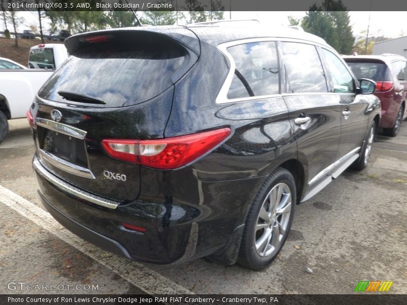 Black Obsidian / Graphite 2014 Infiniti QX60 3.5 AWD